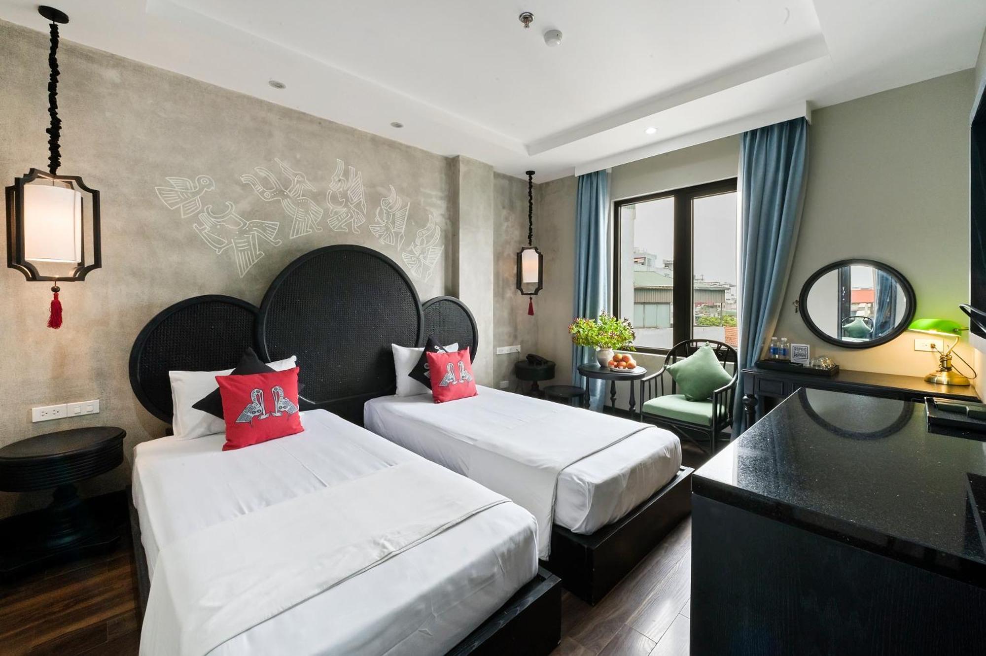 22Land Residence Hotel & Spa 52 Ngo Huyen Hanoi Exteriör bild