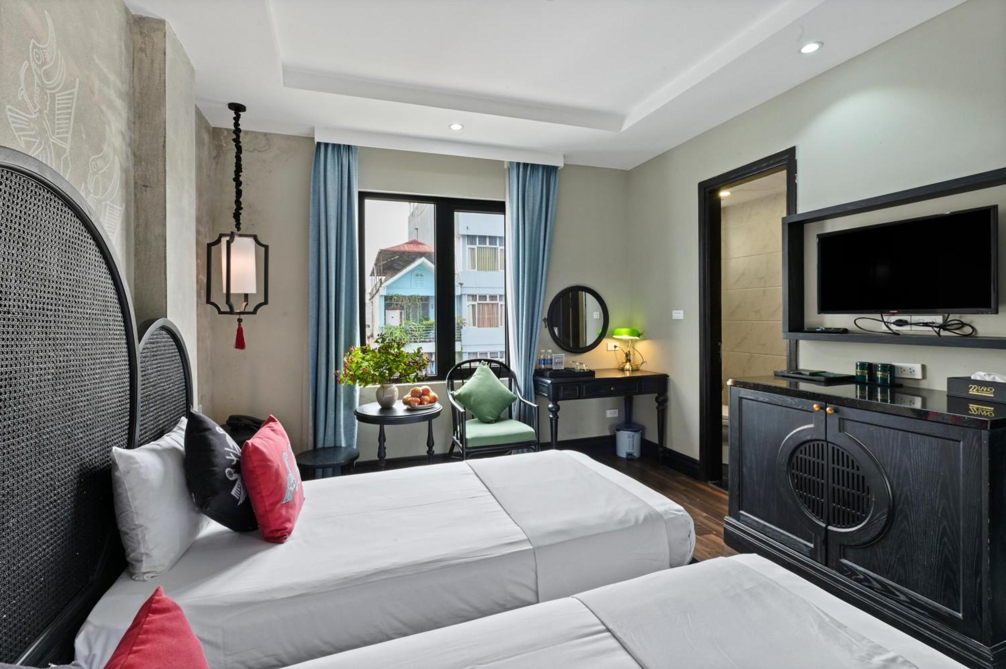 22Land Residence Hotel & Spa 52 Ngo Huyen Hanoi Exteriör bild