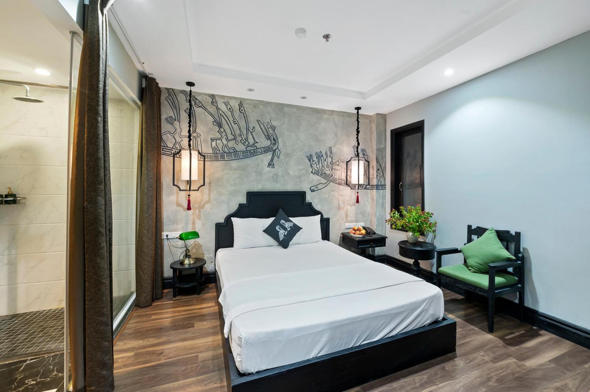 22Land Residence Hotel & Spa 52 Ngo Huyen Hanoi Exteriör bild