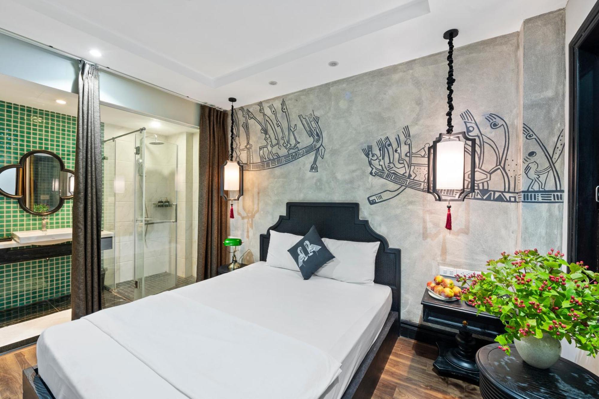 22Land Residence Hotel & Spa 52 Ngo Huyen Hanoi Exteriör bild