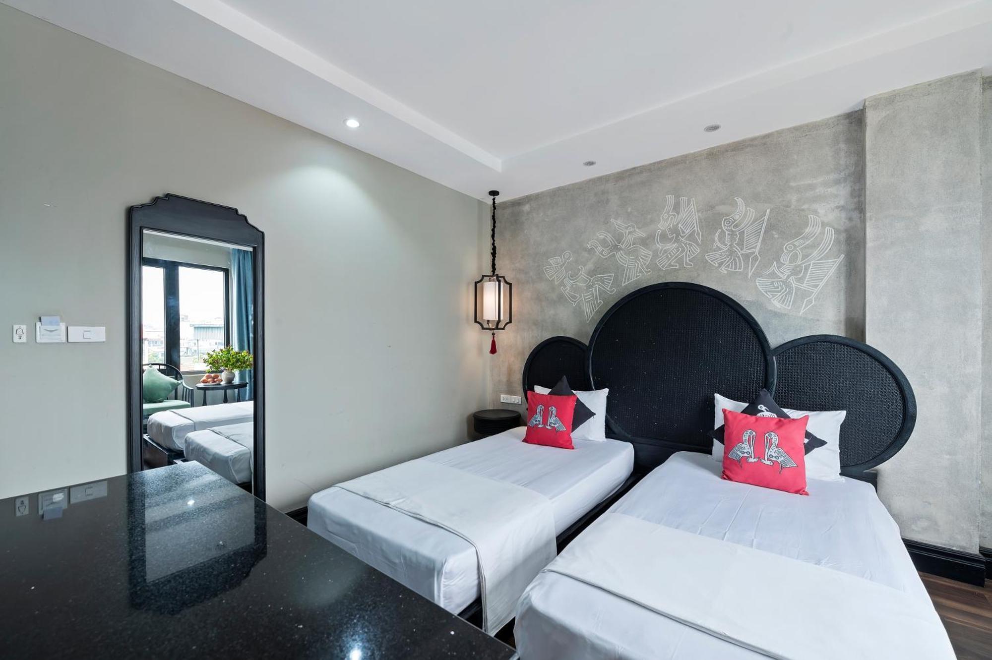 22Land Residence Hotel & Spa 52 Ngo Huyen Hanoi Exteriör bild
