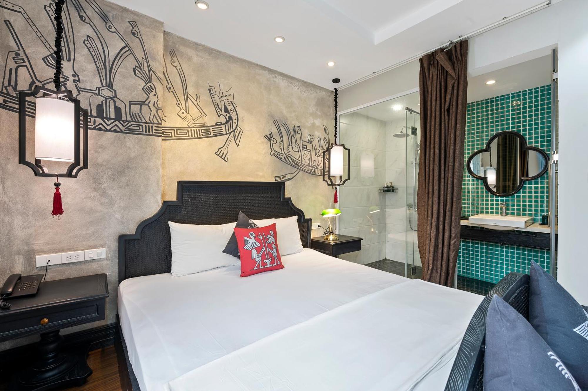 22Land Residence Hotel & Spa 52 Ngo Huyen Hanoi Exteriör bild