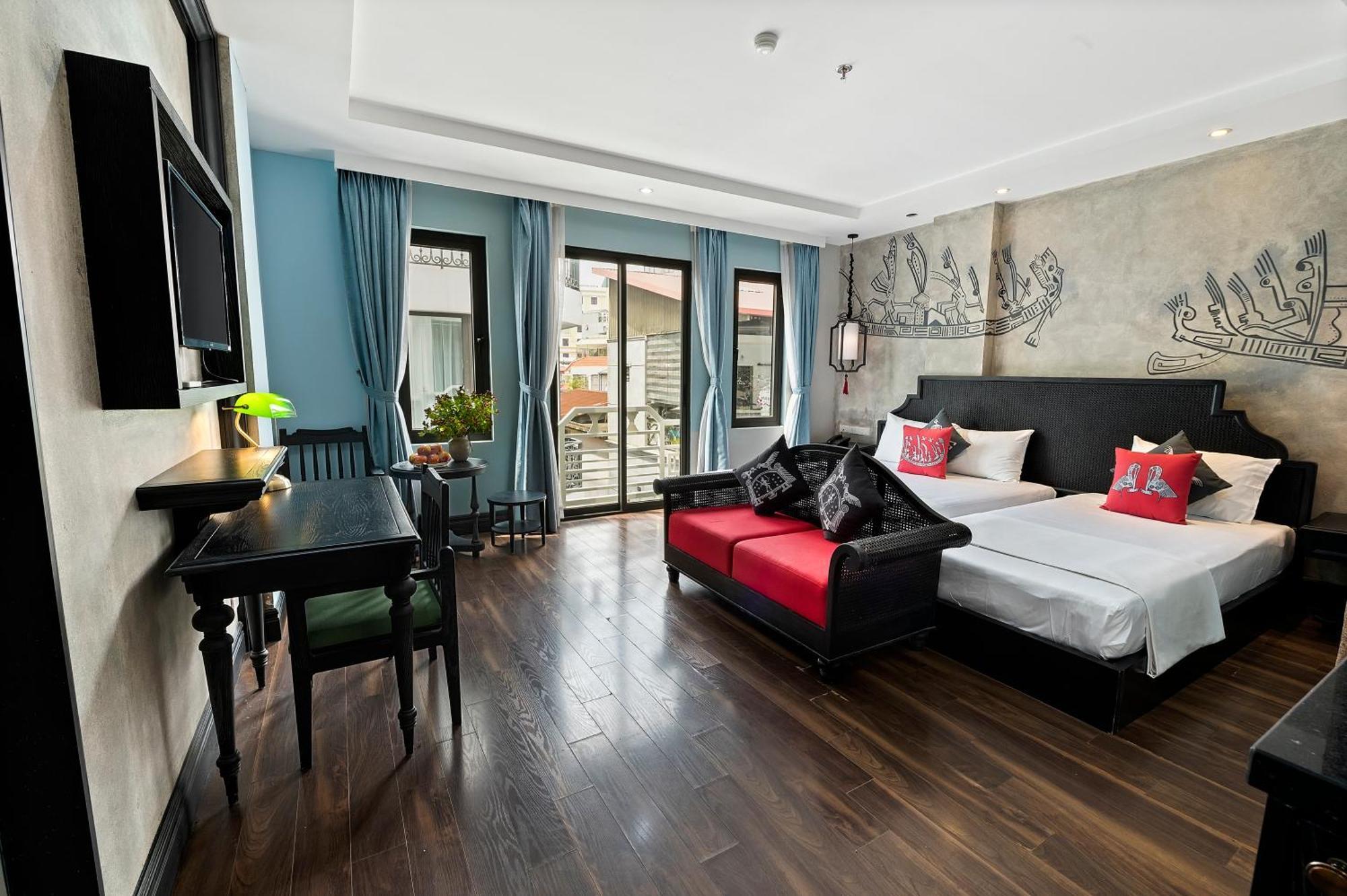 22Land Residence Hotel & Spa 52 Ngo Huyen Hanoi Exteriör bild